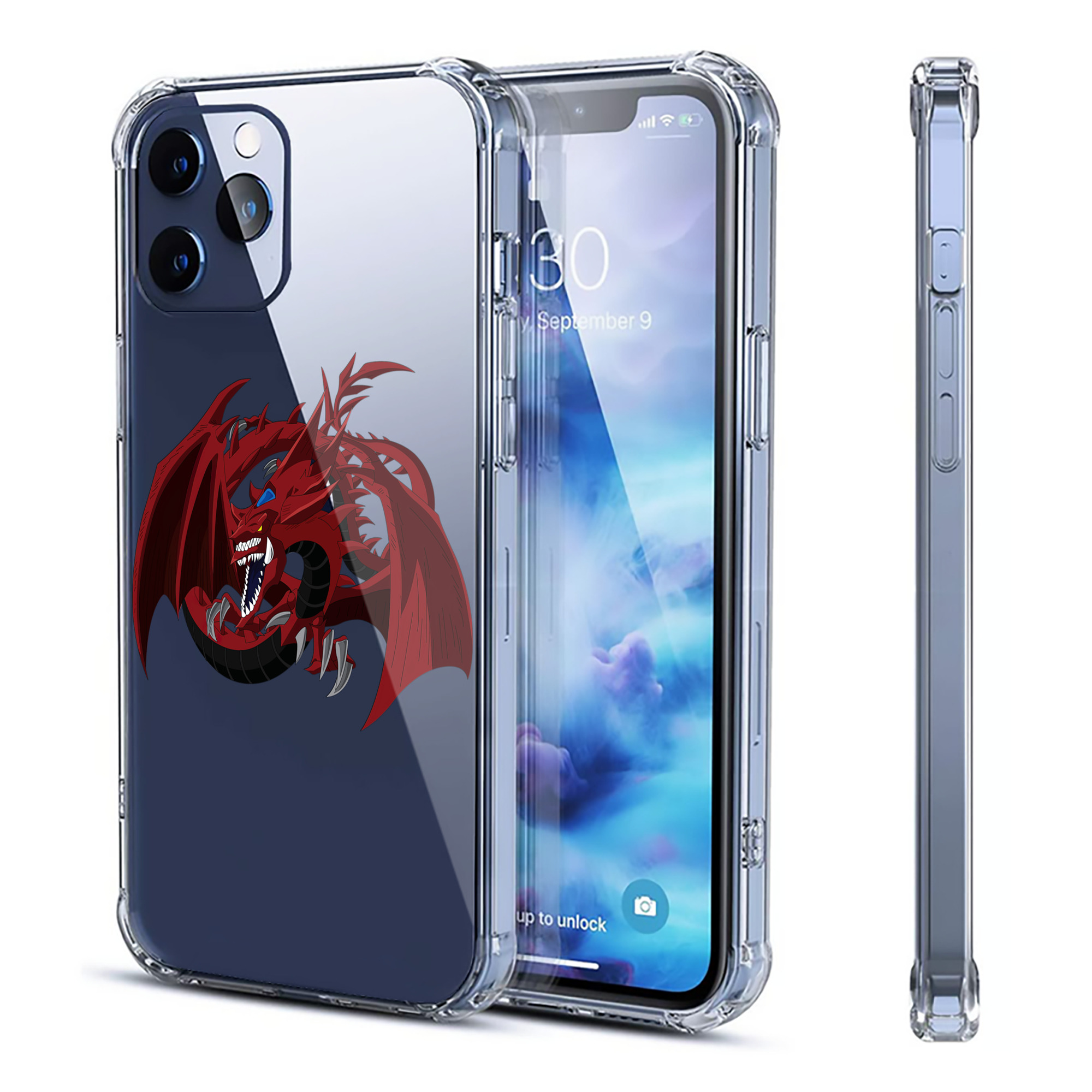 （画像用） 遊☆戯☆王 Yu-Gi-Oh! 【iPhone 12シリーズ対応】透明スマホケース（クリアソフトケース）